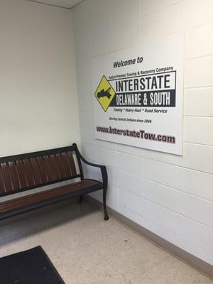 Actually one of the less sketchy tow waiting rooms I've seen...