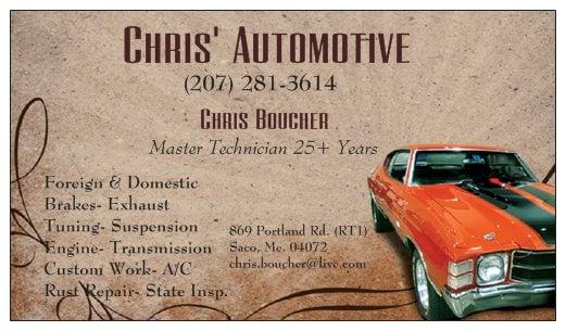 Chris' Automotive Tire & Service
