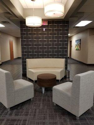 Waiting room in medical building ~