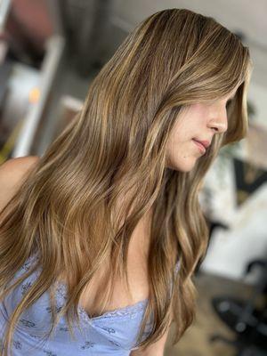 Balayage and cut by Cinthia