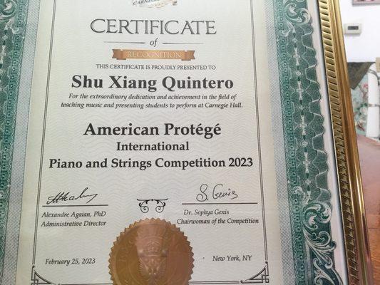 SQ Music Violin Training Class