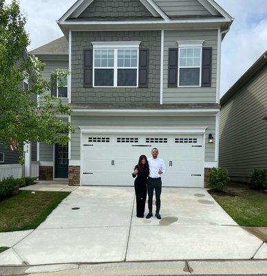 Wow, new construction beauty found for our client. First time homeowner!