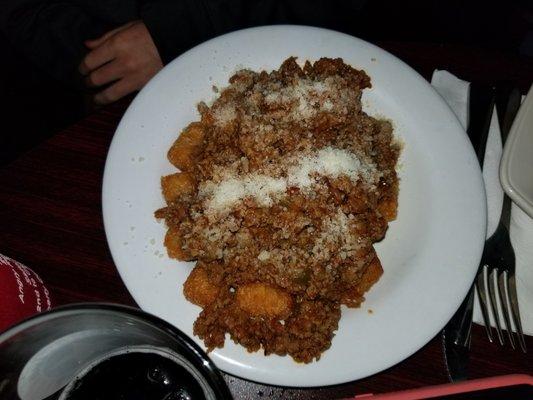 House made Sloppy Joe over Potato Tots