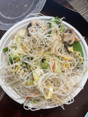 Flavorless Veggie Mei Fun