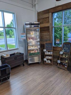 Farm Stand with local Michigan products - May 2022
