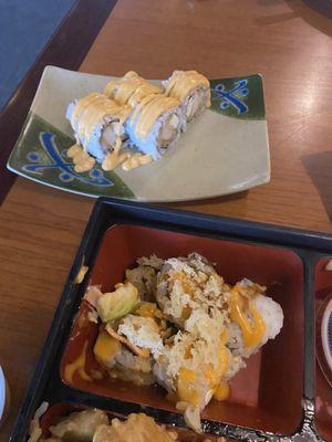 The wrong roll with the right toppings, the corrected roll without the right toppings