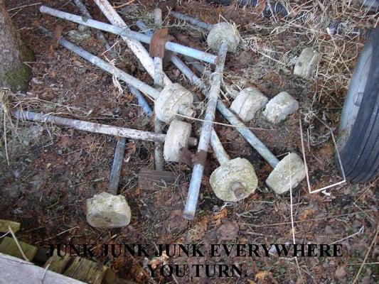 JUNK, JUNK, JUNK, Everywhere you turn,