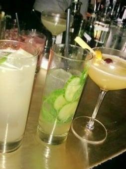 Our drinks at The West End