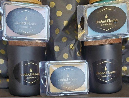 Great monthly contests follow us on Facebook
https://www.facebook.com/JadedFlameCandleCo