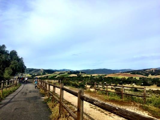 The beginning. The trail running.