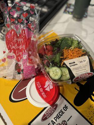 Salad plus vday goodie bag