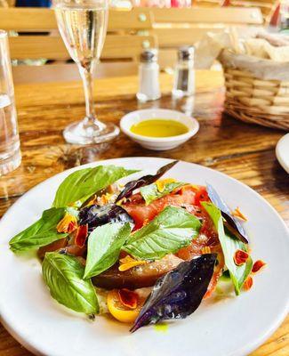 Designer tomatoe salad
