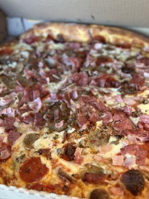 My the biggest meat lover pizza