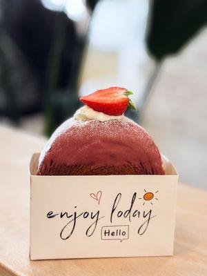 Strawberry New York roll