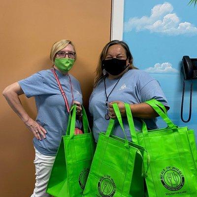 Volunteering with Meals on Wheels!