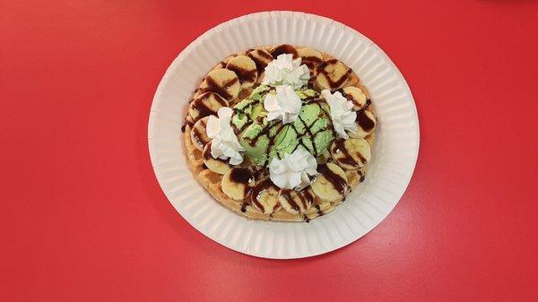 Ice cream Waffle