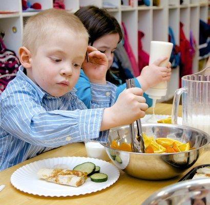 We practice Family Style Dining - meals are provided!