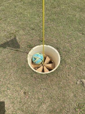 Footgolf hole