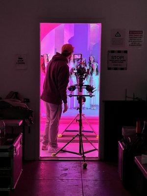 Shooting a "Mayrik" music video