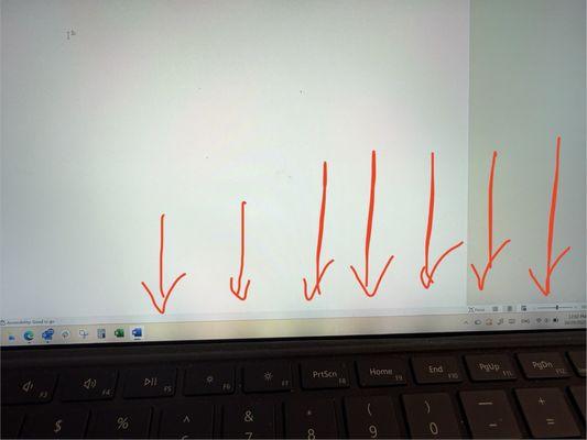 Dark bands appeared on the 'new genuine' replacement screen.