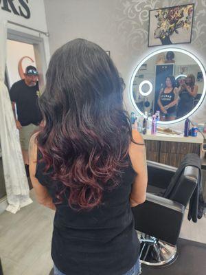 Gwen Nava's Hair Extension Work. 20 Inch Body wave Human Hair Best on the market.