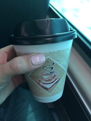 Small vanilla cappuccino