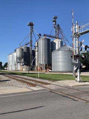 Downtown silos