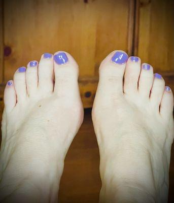 Luscious lavender is the color.