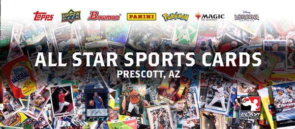 Northern Arizona's first choice for Sports Cards, Memorabilia, Pokémon, Magic the Gathering and card collecting supplies.