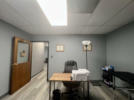 Patient seat view inside of UpCore office