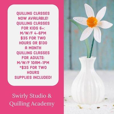 Welcome to our classes!