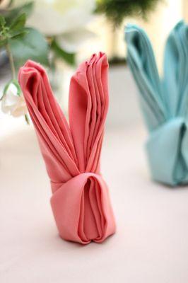 Coral Napkin. So cute!