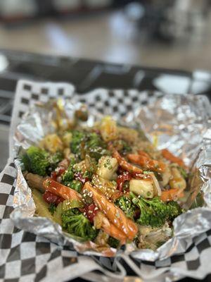 Teriyaki temptation hobo meal