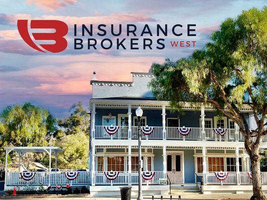 Exterior of the office. Entrance is on the left side from the parking lot.