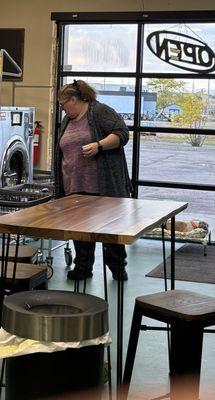 This is the first rude lady that wouldn't help me.