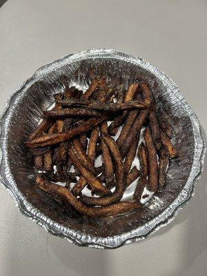 $10 burnt Hand Cut Fries