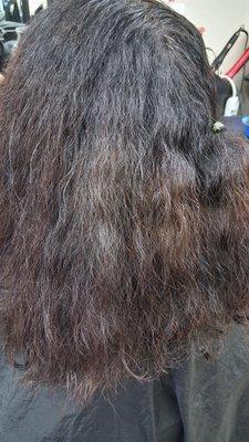 . Did a Japanese Straightener (Liscio) call and book for a consult. This is a permanent fix 831-713-0438