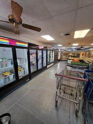 New shopping set up - food varies from day to day