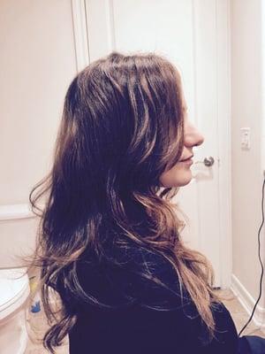 Balayage, natural looking.