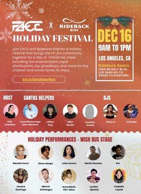 Holiday festival 12/16/23