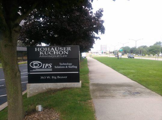 Heart of Troy, MI on Big Beaver Road