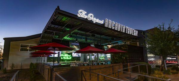Arcadia Tavern patio area