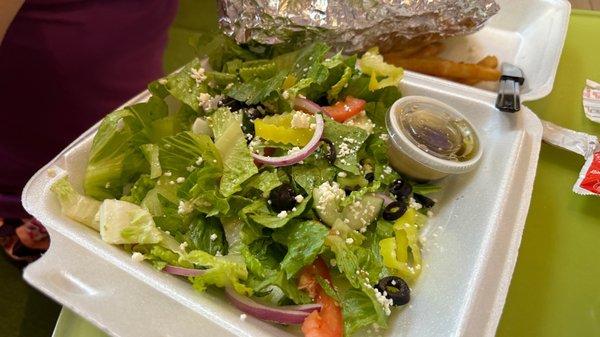 Large side salad