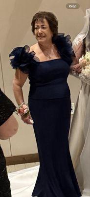 My friend Linda at her daughter's wedding