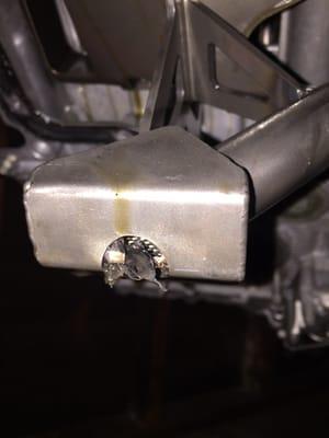 Photos when we dropped oil pan. Looks like insufficient oil to rods. Shop never answers phone.