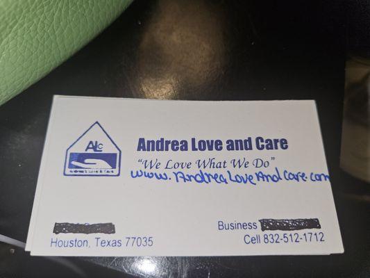 Andrea Love and Care