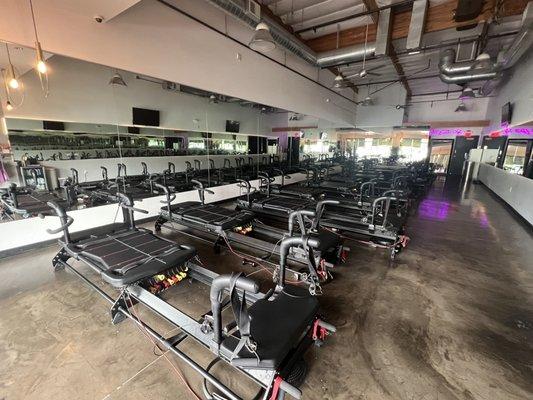 studio space! these pilates reformer machines kick a$$