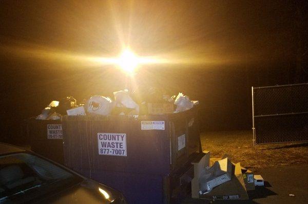 Luxury living??? The trash hasn't been emptied in over 2 weeks!