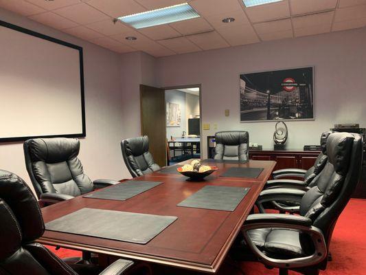 Our conference room. This is where your project starts!
