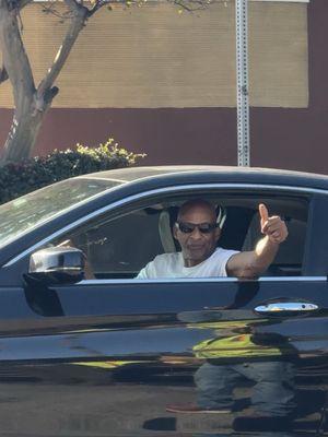 Man who sat on my private property and said he would f*** me up when I told him to please get off my truck so that I could move it